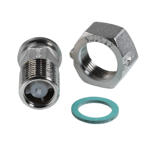 Латунный полусгон VALTEC 1/2&amp;quot; с накидной гайкой и обратным клапаном VTr.612.N.0004