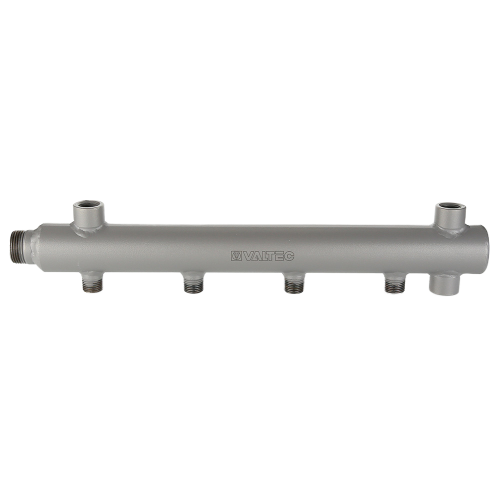 Коллектор распределительный VALTEC VTc.510.BS.060405 5 отводов ВР-НР 1&amp;quot;x1/2&amp;quot; DN 25 PN 16 без регулировки