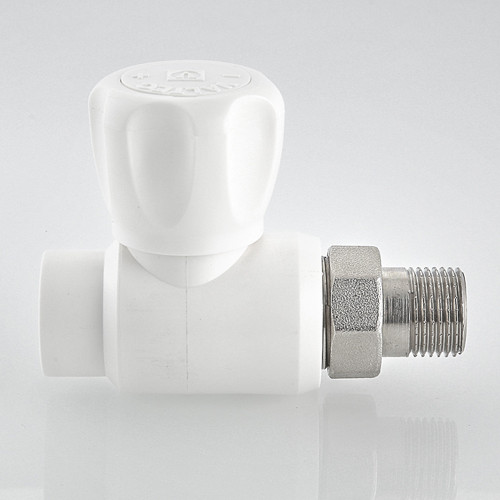 Кран шаровый VALTEC VTp.717 НР 3/4&amp;quot; DN 25x20 PN 25 с накидной гайкой полипропиленовый