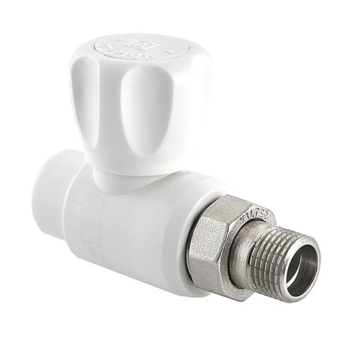 Кран шаровый VALTEC VTp.717 НР 3/4&amp;quot; DN 25x20 PN 25 с накидной гайкой полипропиленовый