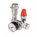 Группа безопасности VALTEC VT.460.0.0 1&amp;#039;&amp;#039; (0…10 бар) DN 25 PN 10 для котла, латунная с никелевым покрытием
