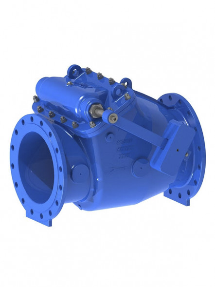 Клапан AVK 41/36 DN 500 PN 10 обратный поворотный с металлическим уплотнением фланцевый
