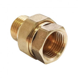 Сгон прямой VALFEX VF.340 ВР-НР 1/2&amp;quot; Ду 15 Ру 40 разъёмный латунный