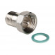 Латунный полусгон VALTEC 3/4&amp;quot; x 1/2&amp;quot; с накидной гайкой и наружной резьбой VTr.613.N.0504
