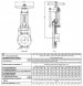 Задвижка шиберная ABRA KV-01 DN 125 PN 16/10 чугунная фланцевая с редуктором