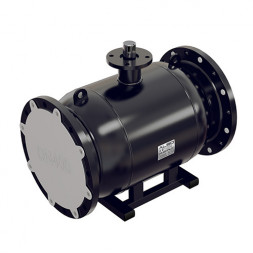 Кран шаровой ALSO КШ.Ф.Р.BV.М.150.25-01 Ду 150 Ру 25 с редуктором запорно-регулирующий фланцевый с ниппелями для подключения измерительного оборудования; под редуктор, под электропривод