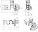 Группа безопасности VALTEC VT.461.NE.05 3/4&amp;#039;&amp;#039;DN 20 PN 10 для бойлера, латунная с никелевым покрытием