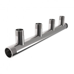 Коллектор распределительный GIDRUSS DMSS-32-25x4 4-х контурный НР 1 1/4&amp;quot;x1&amp;quot; Ду 32 Ру 10 магистральный