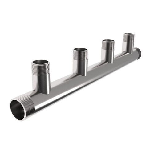 Коллектор распределительный GIDRUSS DMSS-32-25x4 4-х контурный НР 1 1/4&amp;quot;x1&amp;quot; Ду 32 Ру 10 магистральный