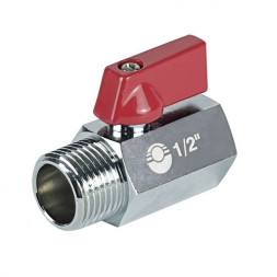 Кран шаровый VALFEX MINI VF.331 ВР-НР 1/2&amp;quot; Ду 15 Ру 10 никелированный латунный