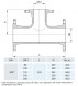 Тройник фланцевый HAWLE 8510 DN 200-150 PN 16
