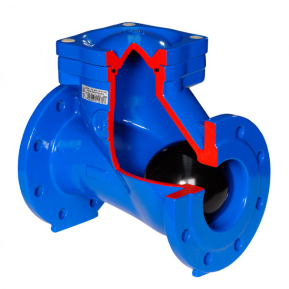 Клапан JAFAR 6516 DN 200 PN 16 обратный фланцевый