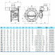 Затвор PAM Saint-Gobain EUROSTOP JPA DN 1800 PN 16 поворотный фланцевый с двойным эксцентриком с электроприводом