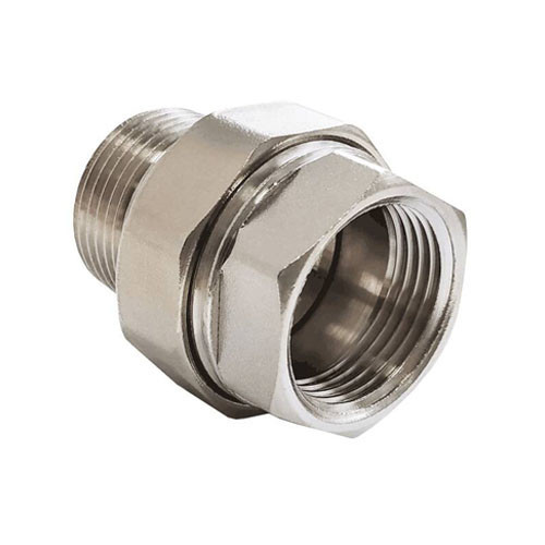 Сгон прямой VALFEX VF.340 ВР-НР 3/4&amp;quot; Ду 20 Ру 40 разъёмный никелированный латунный