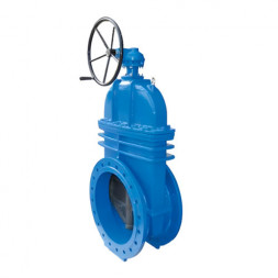 Задвижка клиновая ABRA A40-G DN 80 PN 16/10 чугунная фланцевая с редуктором