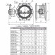 Затвор ЭНЭКОС Вр1 DN 700 PN 16 поворотный фланцевый с двойным эксцентриком с редуктором и переходником под ключ 24