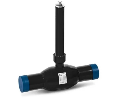 Кран шаровой газовый TEMPER 58245050 стандартнопроходной под приварку DN 50 PN 40 с удлиненным штоком для бесканальной прокладки