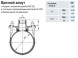 Врезной хомут HAWLE 3500 DN 50-1 1/4&amp;quot; PN 16 универсальный с резьбовым подключением ISO 228