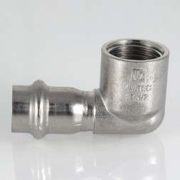 Угольник 90 градусов VALTEC VTi.952.I ВР 1/2 &amp;quot; DN 18x15 PN 16 нержавеющая сталь