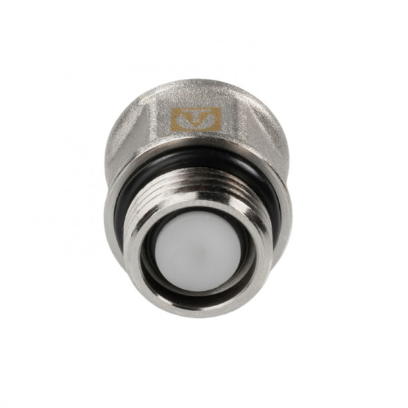 Клапан отсекающий VALTEC VT.539.N.04 1/2&amp;quot; DN 15 PN 10 для монтажа автоматического воздухоотводчика, латунный с никелевым покрытием