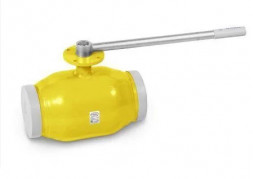 Кран шаровой газовый TEMPER 38220125 стандартнопроходной под приварку DN 125 PN 25 с фланцем для установки привода