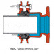 Фланец HAWLE Synoflex 7994 DN 80 (85-105 мм) универсальный фиксирующий