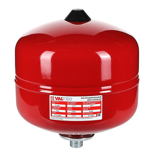 Бак VALTEC 3/4&amp;quot; мембранный 25 л для систем отопления VT.F.R.050025
