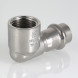 Угольник 90 градусов VALTEC VTi.952.I ВР 1/2 &amp;quot; DN 22x15 PN 16 нержавеющая сталь
