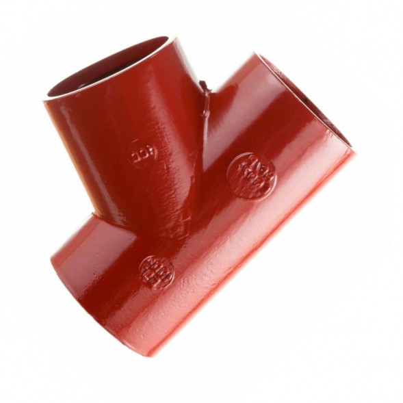 Тройник 45° SML DN 300/125 мм чугунный