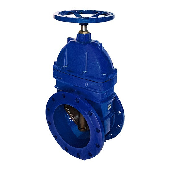 Задвижка DENDOR 47GV DN 250 PN 16 фланцевая клиновая чугунная под штурвал с обрезиненным клином