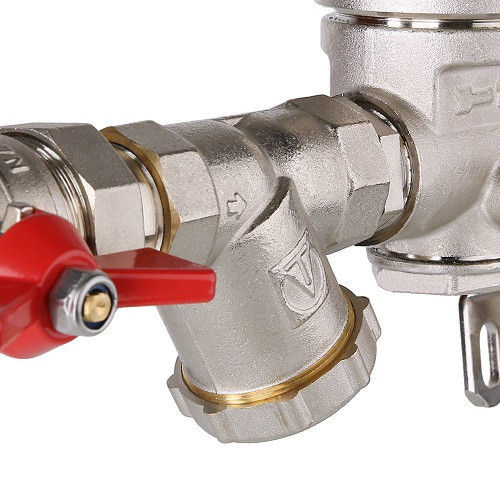 Узел этажный VALTEC VT.GPW.K05S04.000.L-6 3/4&amp;quot; DN 20 для водоснабжения с редуктором на каждом отводе