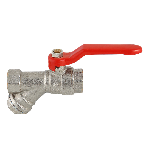 Кран шаровой VALTEC COMBI 1/2&amp;quot; Ду20 Ру16 со встроенным фильтром VT.292.N.05