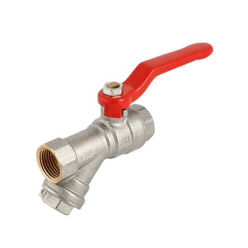 Кран шаровой VALTEC COMBI 1/2&amp;quot; Ду20 Ру16 со встроенным фильтром VT.292.N.05
