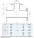 Тройник фланцевый HAWLE 8510 DN 250-200 PN 16