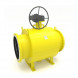 Кран шаровой цельносварной LD КШ.Ц.Ф.Р.GAS.800/700.025.Н/П.02 Ду 800/700 Ру 25 стальной неполнопроходный фланцевый с редуктором