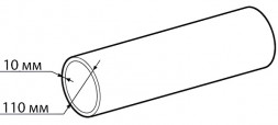 Труба ПНД техническая SDR11 d110х10,0 тип Т
