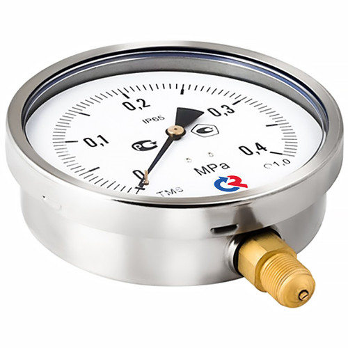 Манометр РОСМА ТМ-620Р.00 (0...0,16 МПа) Дкорп=150мм кл. 1,0 G1/2&amp;quot; виброустойчивый (готовый к гидрозаполнению) радиальный 00000038458