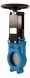 Задвижка шиберная VALSTOK VA-013-01-HW(N)-NBR Ду 125 Ру 10 односторонняя чугунная межфланцевая штурвал с невыдвижным штоком