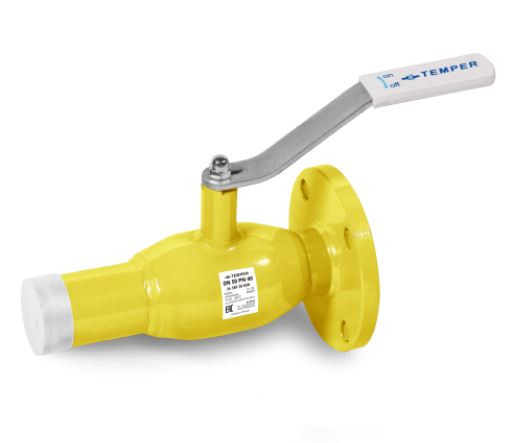 Кран шаровой газовый TEMPER 38966015 стандартнопроходной комбинированный DN 15 PN 40
