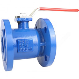 Кран шаровой Benarmo 4110RA DN 200 PN 16 чугунный полнопроходный фланцевый под электропривод с рукояткой