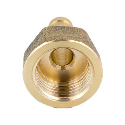 Переходник для шланга латунный Aquasfera 9101 DN 8х10 PN 25 резьба - 1/4&amp;#039;&amp;#039;x10, резьбовой ВР-НР, 9101-01