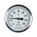 Термометр биметаллический ЭКОМЕРА БТ-1 Ду 63, Т 0-160C, L=40