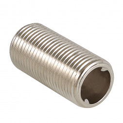 Латунный ниппель VALTEC 1/2&amp;quot; под сгонный ключ VTr.651.N.0004