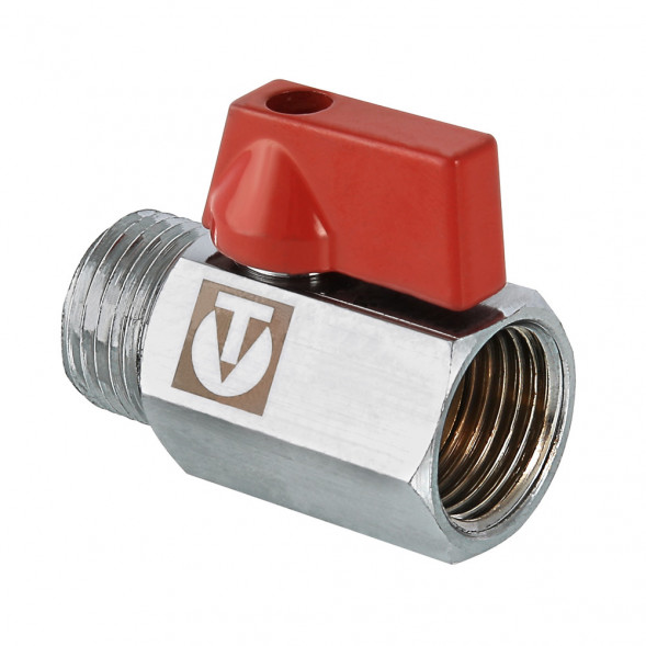 Кран шаровой VALTEC MINI 1/2&amp;quot; Ду15 Ру10 с внутренней–наружной резьбой VT.331.N.04