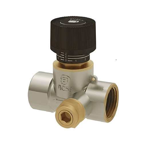 Клапан балансировочный Benarmo 3182H ВР 1/2&amp;quot; DN 15 PN 16 ручной латунный, обратка