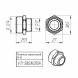 Латунный ниппель VALTEC 3/4&amp;quot; х 1/2&amp;quot; переходной VTr.580.N.0504
