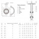 Затвор дисковый поворотный межфланцевый AVK 820/00 PN 10 DN 500