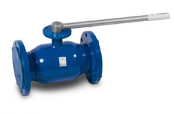Кран шаровой TEMPER 28345200 стандартнопроходной фланцевый DN 200 PN 16 с фланцем для установки привода