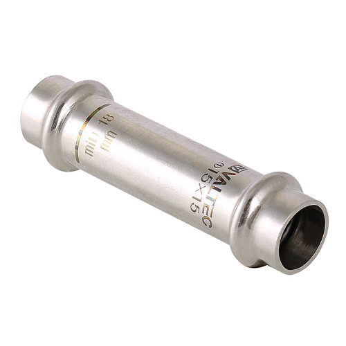 Муфта удлинённая VALTEC VTi.904.I DN 18 PN 16 двухраструбная нержавеющая сталь