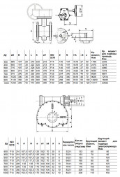 Затвор дисковый чугунный Benarmo 2110RA DN 1000 PN 10/16 поворотный фланцевый с редуктором под электропривод
